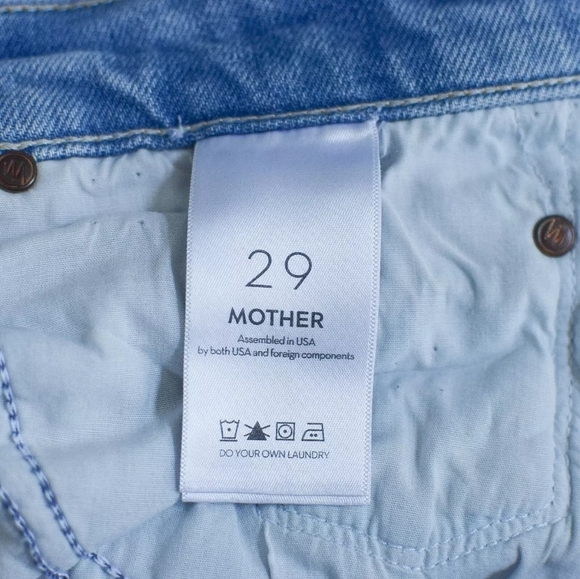 Mother Superior 29 Tomcat Straight Leg Jean High Rise The Confession Distressed - Picture 10 of 13